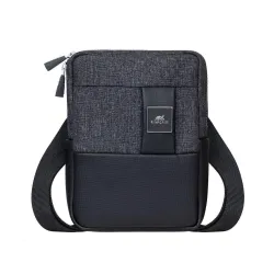Tablet case crossbody 8-8810 black melange rivacase