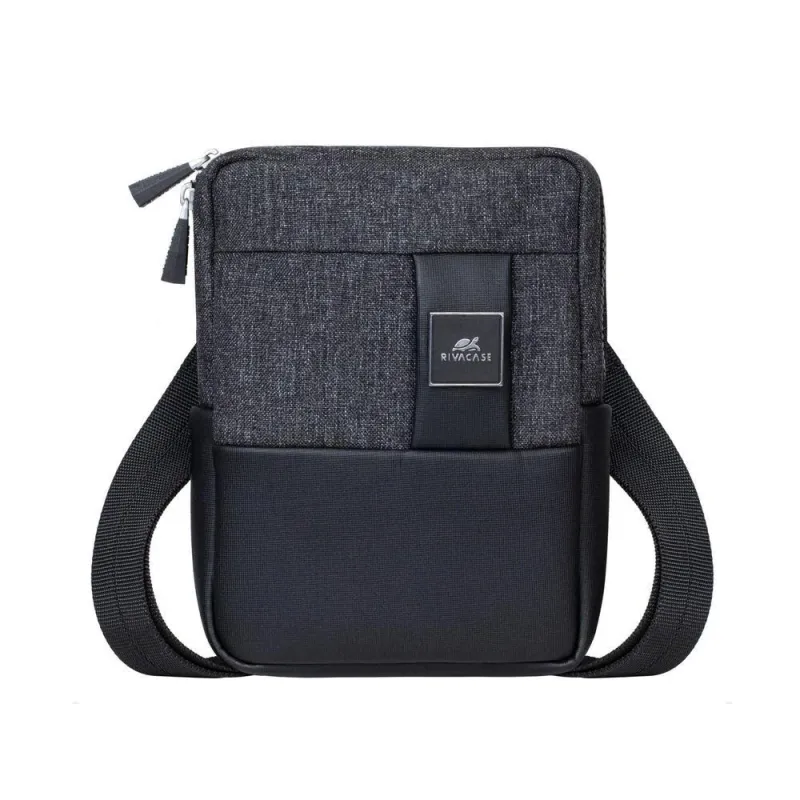 Tablet case crossbody 8-8810 black melange rivacase
