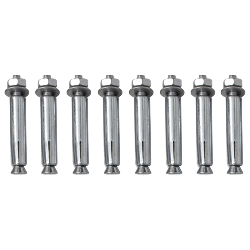 vidaXL automašīnu atdures barjeras, 2 gab., 49x15x9 cm, gumija