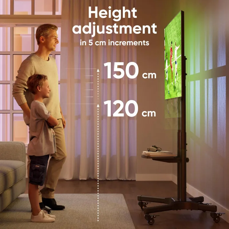 Tv set acc mobile stand-32-65-black ts1351-b onkron