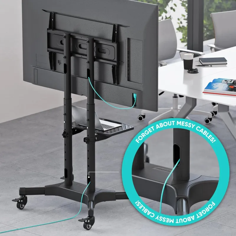 Tv set acc mobile stand-32-65-black ts1351-b onkron
