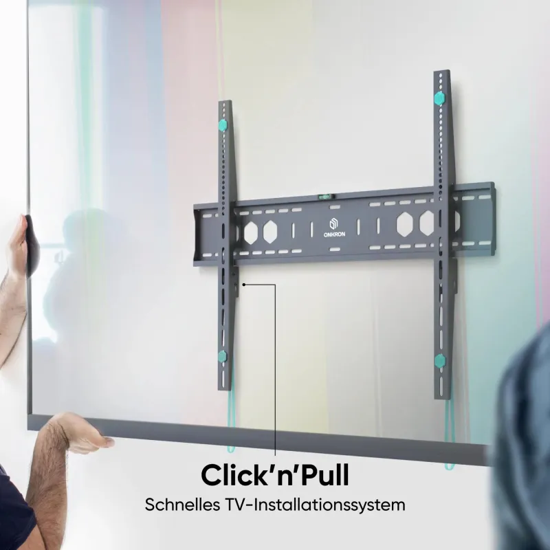 Tv set acc wall mount-60-110-black uf12-b onkron