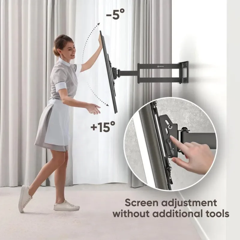 Tv set acc wall mount-40-75-black m7l-b onkron