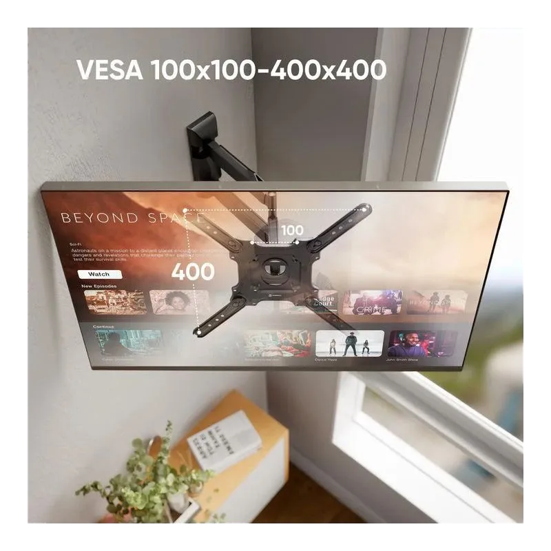 Tv set acc wall mount -32-65-black m4-b onkron