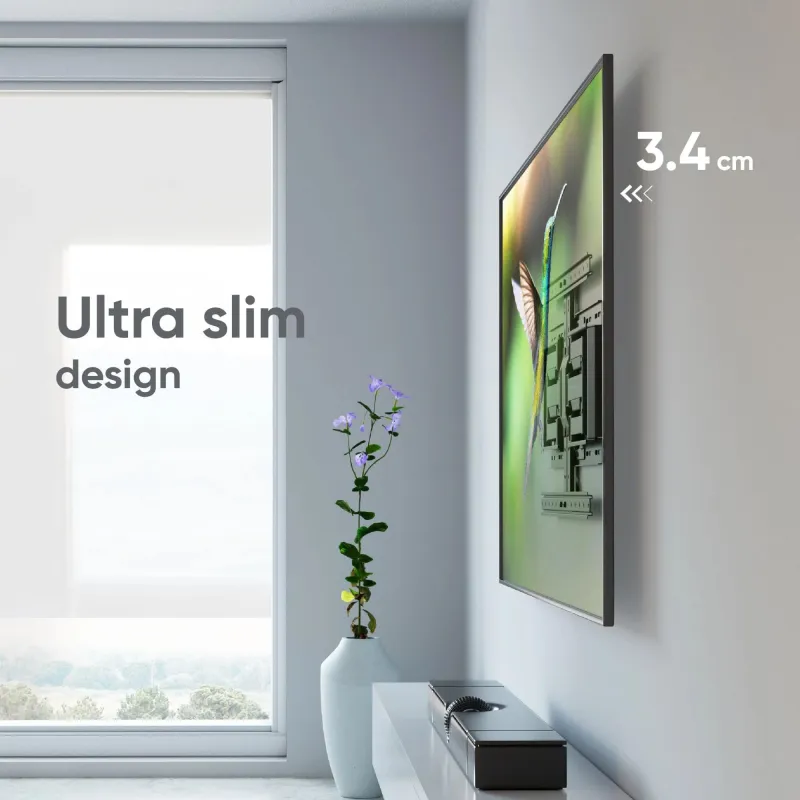 Tv set acc wall mount -32-90-black sm6-b onkron