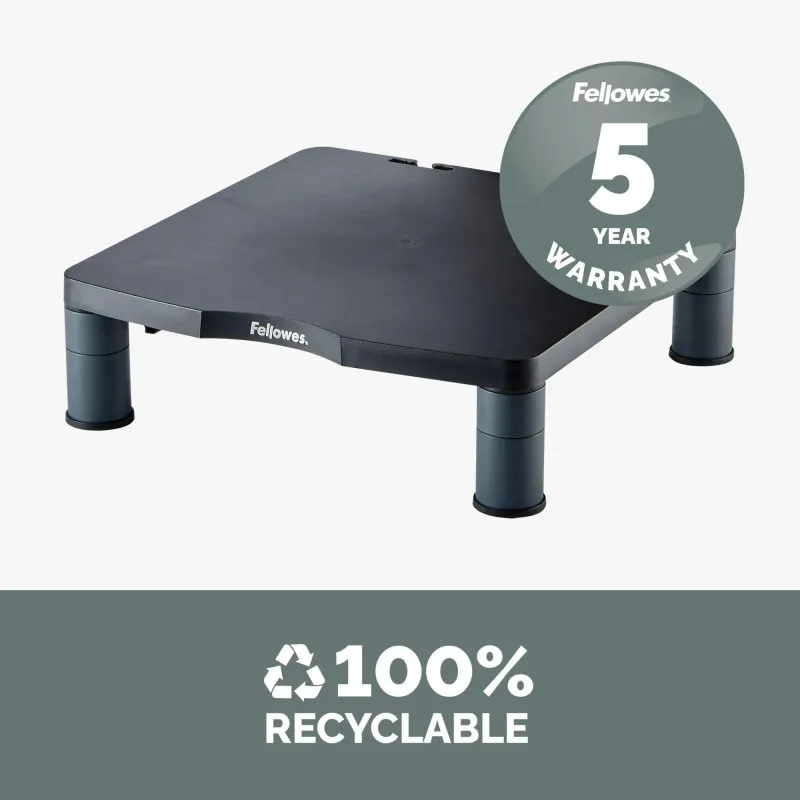 Monitor acc riser standard-graphite 9169301 fellowes