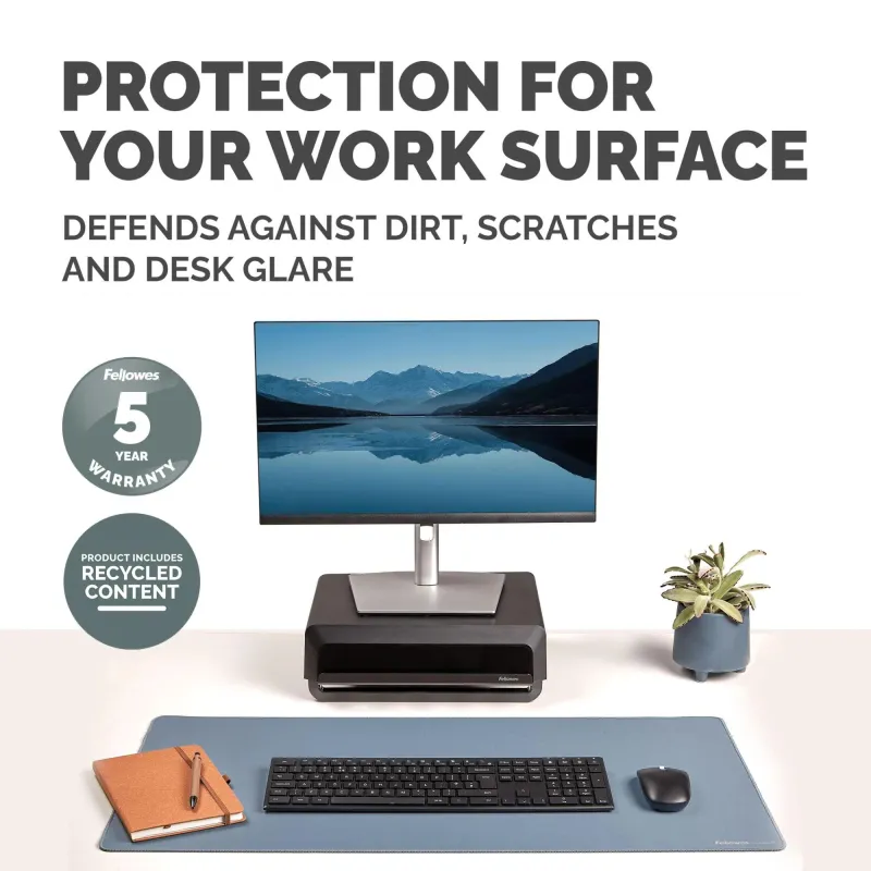 Desk mat breyta-marine 100139322 fellowes