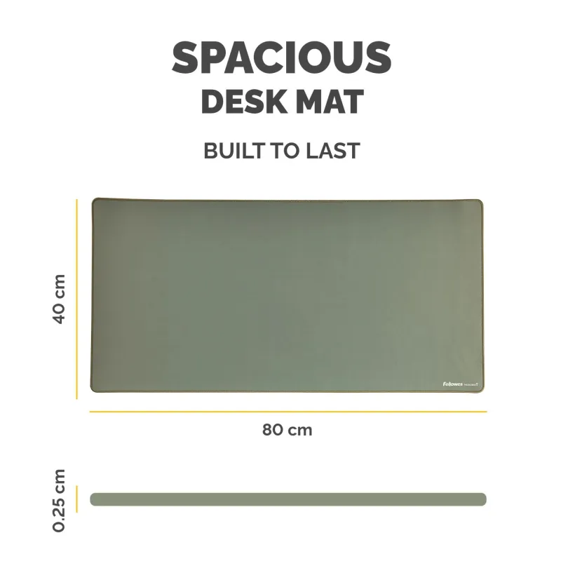 Desk mat breyta-sage 100139323 fellowes