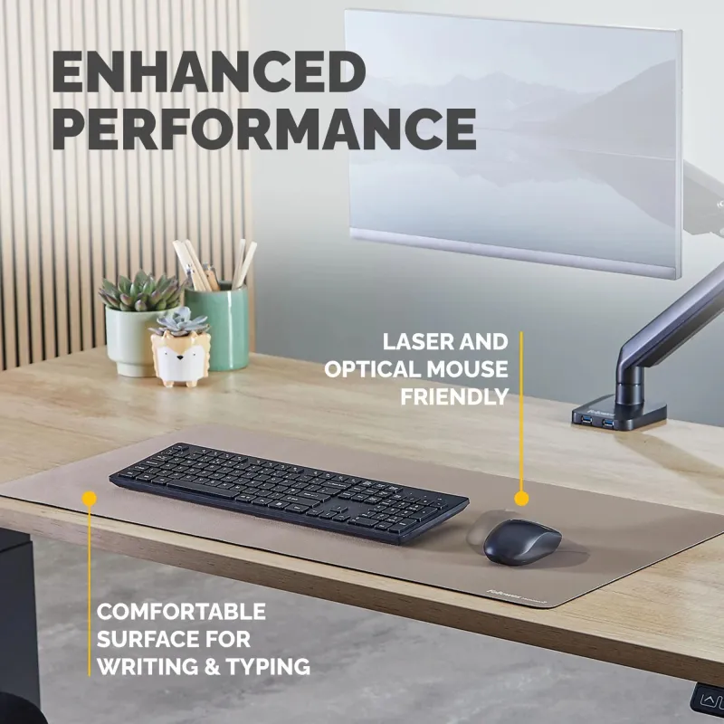 Desk mat breyta-sand 100139324 fellowes