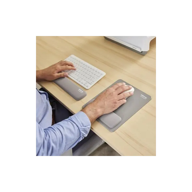 Keyboard acc wrist rests-compact gry 100142571 fellowes
