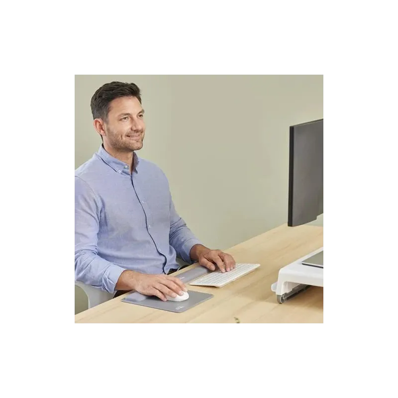 Keyboard acc wrist rests-compact gry 100142571 fellowes
