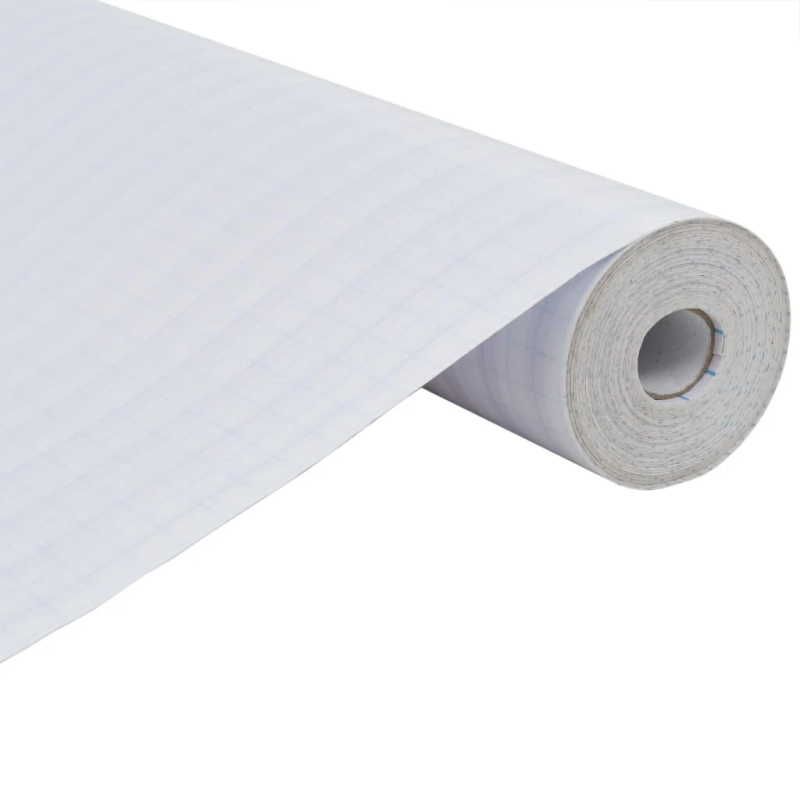 vidaXL loga plēve, matēta, strīpas, 0,9x20 m, PVC