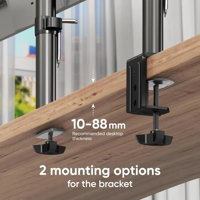 Monitor acc desk mount-13-32 black d421e-b onkron