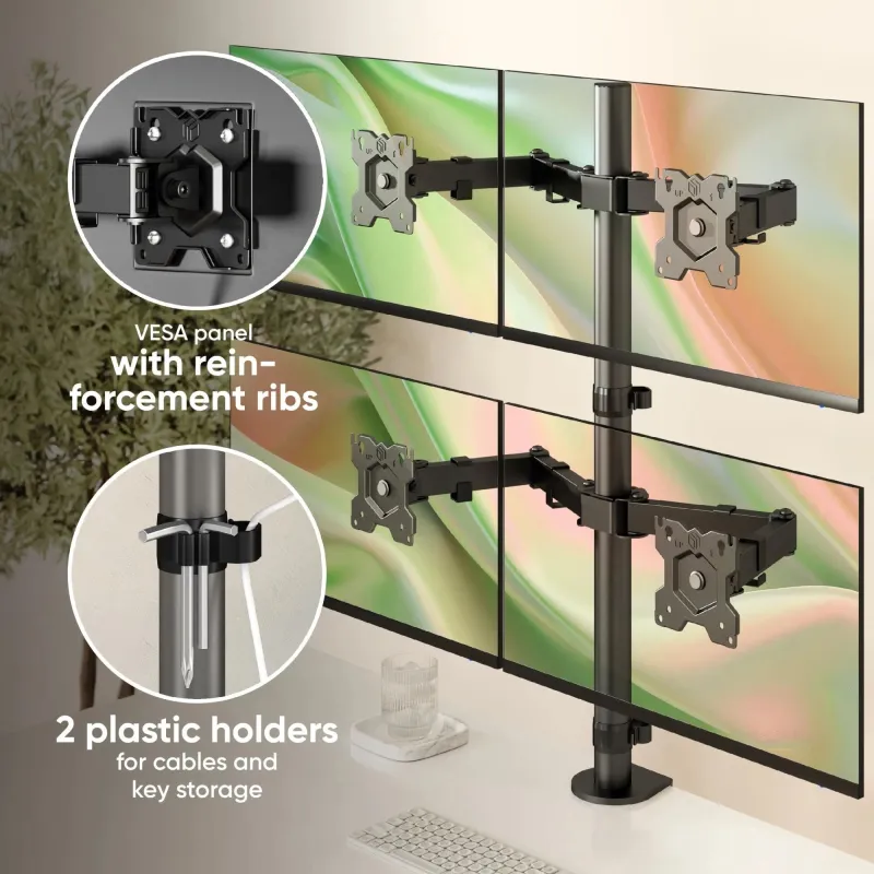 Monitor acc desk mount-13-32 black d421e-b onkron