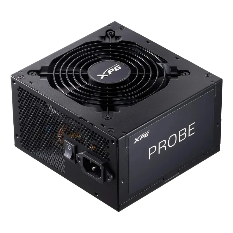 Power Supply-ADATA-PROBE BRONZE Power Supply-600 Watts-Efficiency 80 PLUS BRONZE-PFC Active-MTBF 100000 hours-PROBE600B-BKCEU