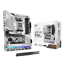 Mainboard-ASROCK-AMD X870-SAM5-ATX-Memory DDR5-Memory slots 4-1xPCI-Express 4.0 16x-1xPCI-Express 5.0 16x-4xM.2-1xHDMI-6xUSB