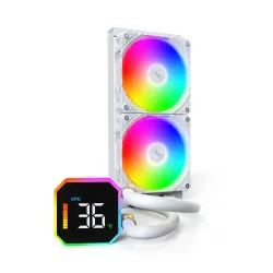 Cpu cooler multi socket white-hyperflow digital 240 montech