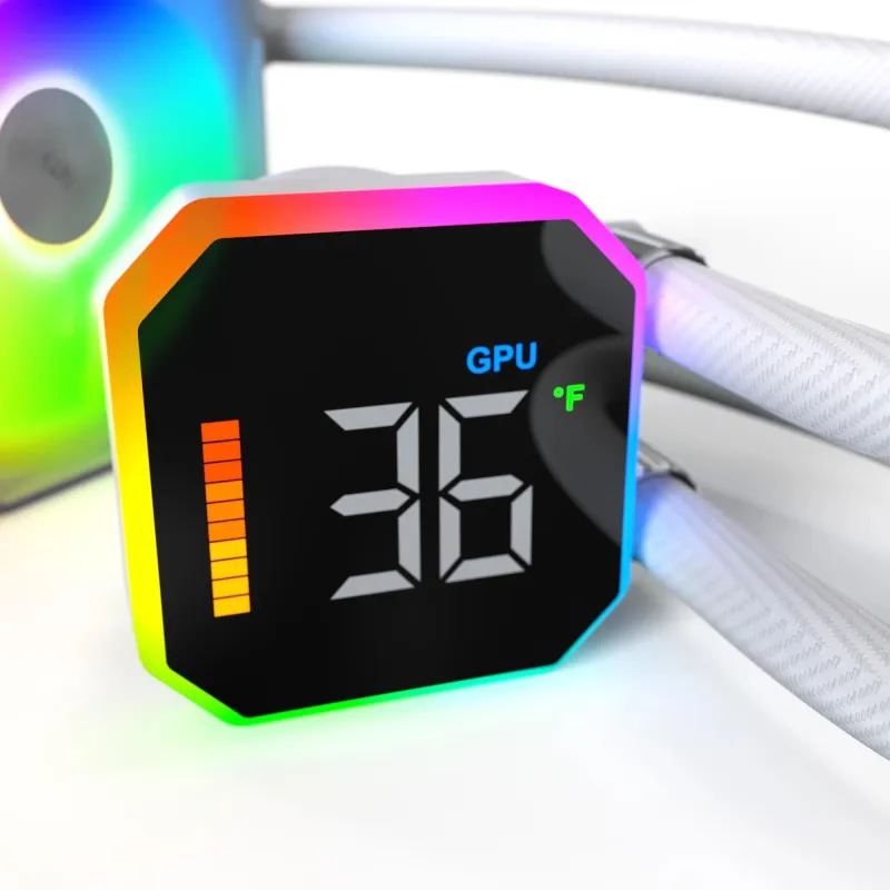 Cpu cooler multi socket white-hyperflow digital 240 montech