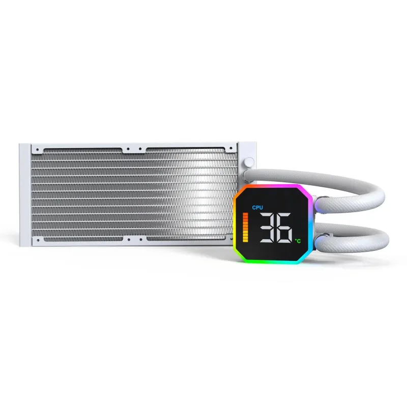 Cpu cooler multi socket white-hyperflow digital 240 montech