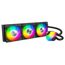 Cpu cooler multi socket black-hyperflow argb 360 ,b, montech