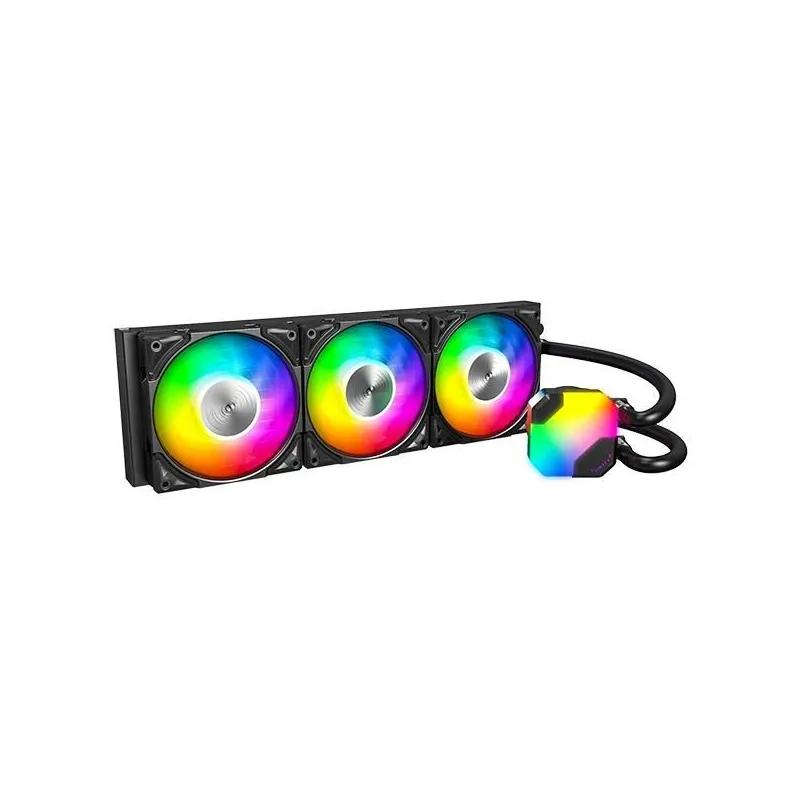 Cpu cooler multi socket black-hyperflow argb 360 ,b, montech