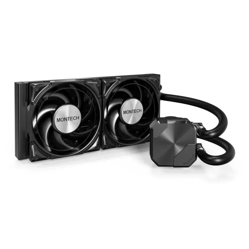 Cpu cooler multi socket black-hyperflow silent240,b, montech