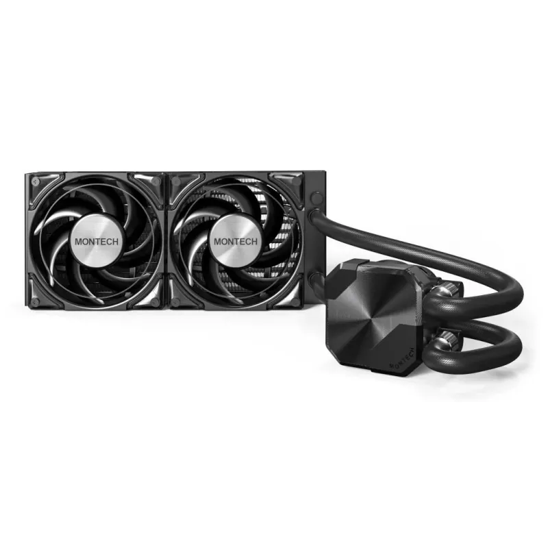 Cpu cooler multi socket black-hyperflow silent240,b, montech