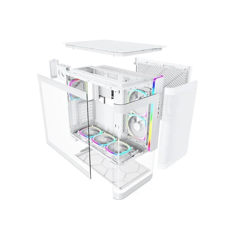 Case-MONTECH-KING 95 PRO ,W,-MidiTower-Not included-ATX-MicroATX-MiniITX-Colour White-KING95PRO,W,