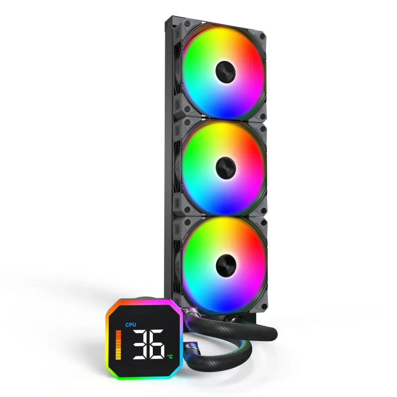 Cpu cooler multi socket black-hyperflow digital 360 montech