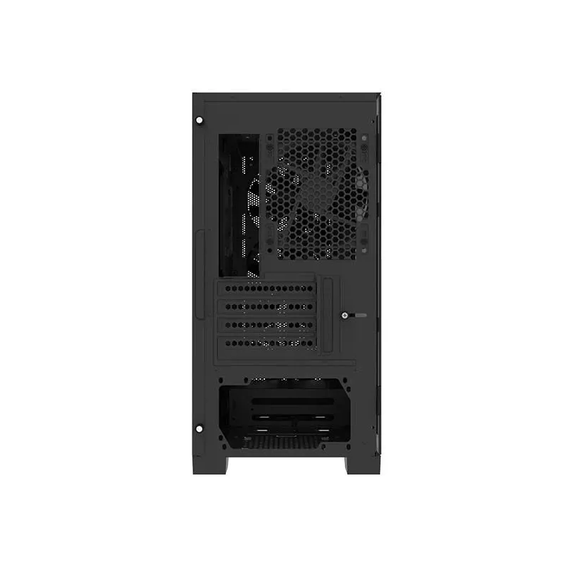 Case-MONTECH-AIR 100 ARGB-MidiTower-Case product features Transparent panel-Not included-MicroATX-MiniITX-Colour