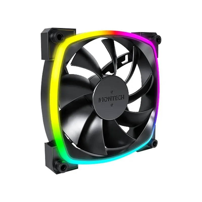 Case fan 120mm-ax120 pwm black 3 in 1 montech