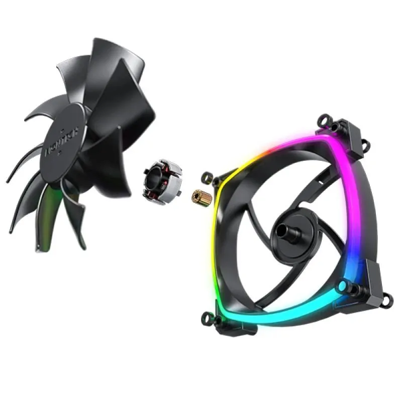 Case fan 120mm-ax120 pwm black 3 in 1 montech