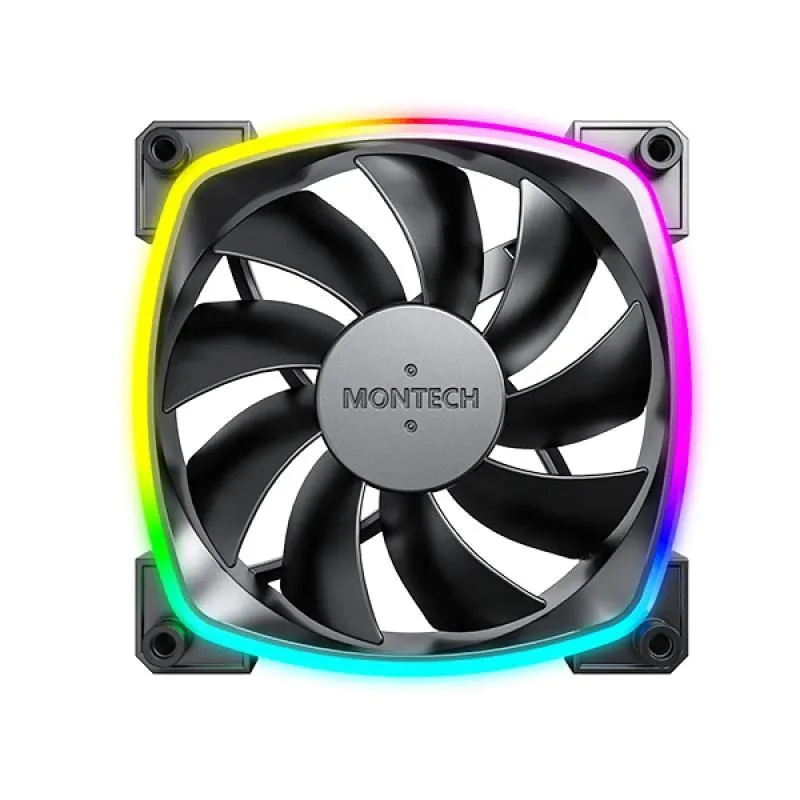 Case fan 120mm-ax120 pwm black 3 in 1 montech