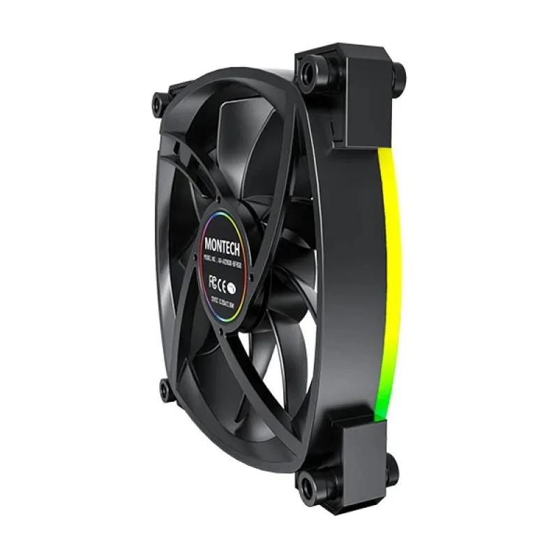 Case fan 120mm-ax120 pwm black 3 in 1 montech