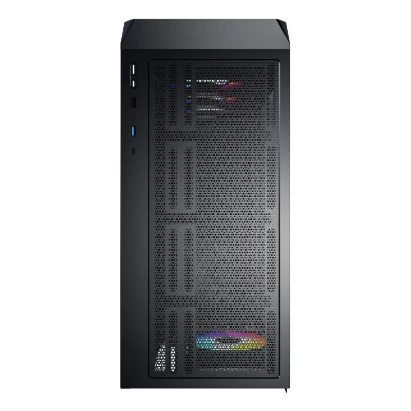 Case-MONTECH-X5-MidiTower-Case product features Transparent panel-Not included-Colour Black-X5,B,