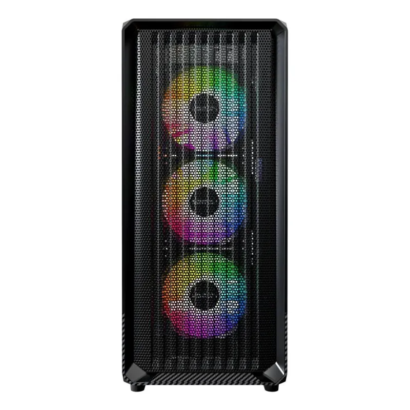 Case-MONTECH-X5-MidiTower-Case product features Transparent panel-Not included-Colour Black-X5,B,