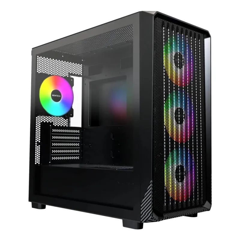 Case-MONTECH-micro ATX-Mini-ITX-Black-X5M-X5M,B,