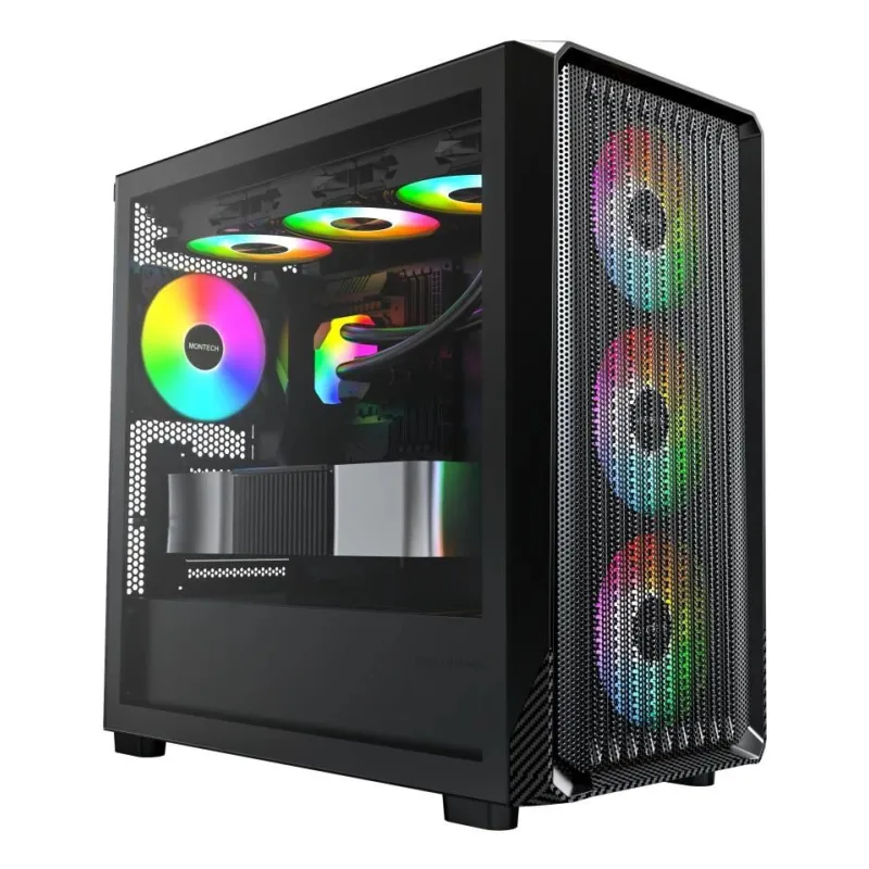 Case-MONTECH-micro ATX-Mini-ITX-Black-X5M-X5M,B,