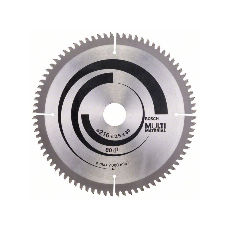 Stacionārā Ripzāģa disks 216x30x80 multi material