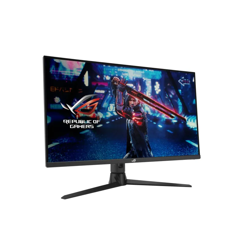 LCD Monitor-ASUS-32-Gaming-4K-Panel IPS-3840x2160-16:9-160Hz-Matte-1 ms-Swivel-Height adjustable-Tilt-Colour
