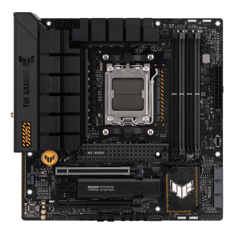 Mainboard-ASUS-AMD B650-SAM5-MicroATX-Memory DDR5-Memory slots 4-1xPCI-Express 4.0 1x-1xPCI-Express 4.0
