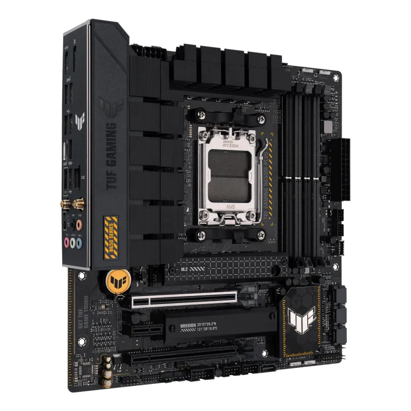 Mainboard-ASUS-AMD B650-SAM5-MicroATX-Memory DDR5-Memory slots 4-1xPCI-Express 4.0 1x-1xPCI-Express 4.0