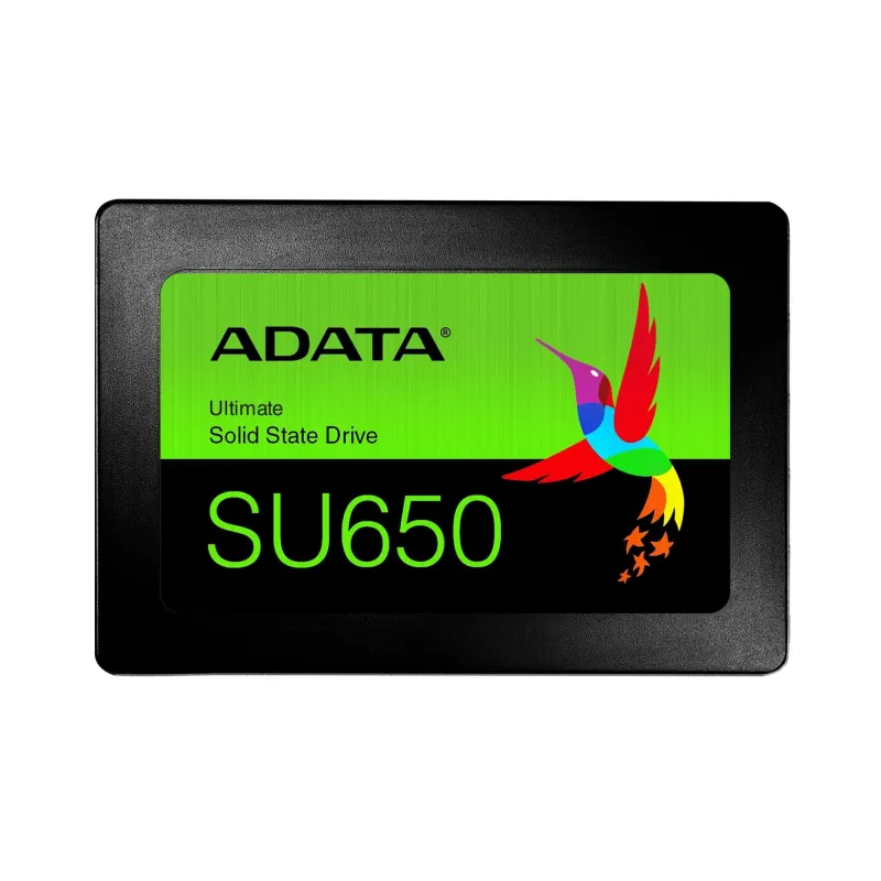 ADATA - Ultimate SU650 - 256 GB - SSD form factor 2.5 - Solid-state drive interface SATA 6Gb-s - Read speed 520 MB-s - Write