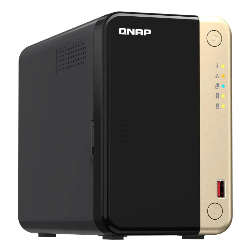 QNAP - 2-Bay desktop NAS - TS-264-8G - Intel Celeron - N5095 4-core - Processor frequency 2.9 GHz - 8 GB