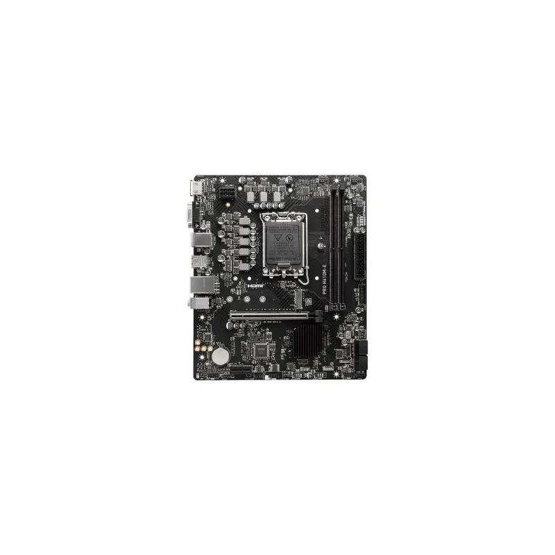 Mainboard-MSI-Intel H610-LGA1700-Micro-ATX-Memory DDR5-Memory slots 2-1xPCI-Express 1x-1xPCI-Express 16x-1xM.2-1x15pin