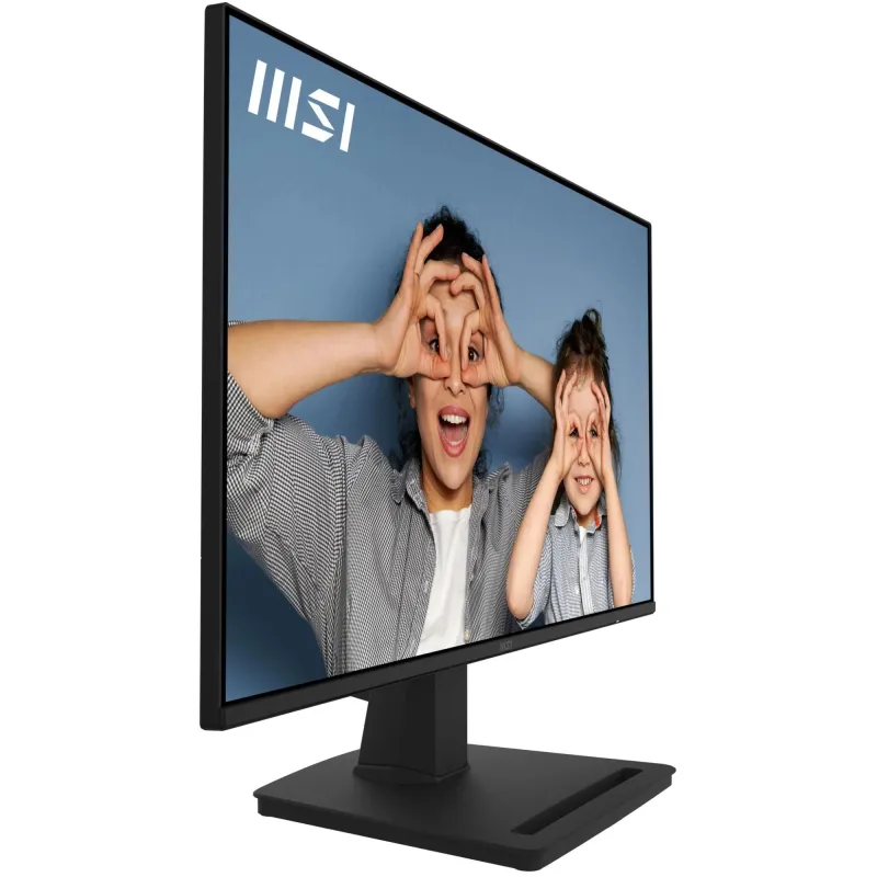 LCD Monitor-MSI-PRO MP252-24.5-Panel IPS-1920x1080-16:9-100Hz-Matte-1 ms-Speakers-Tilt-Colour Black-PROMP252