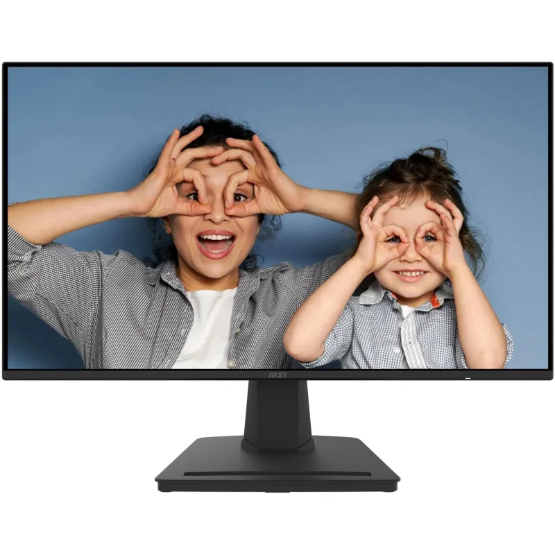 LCD Monitor-MSI-PRO MP252-24.5-Panel IPS-1920x1080-16:9-100Hz-Matte-1 ms-Speakers-Tilt-Colour Black-PROMP252