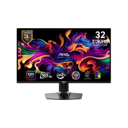 Monitor-MSI-31.5-Gaming-Panel QD-OLED-3840x2160-16:9-165Hz-0.03 ms-Swivel-Pivot-Height adjustable-Tilt-Colour