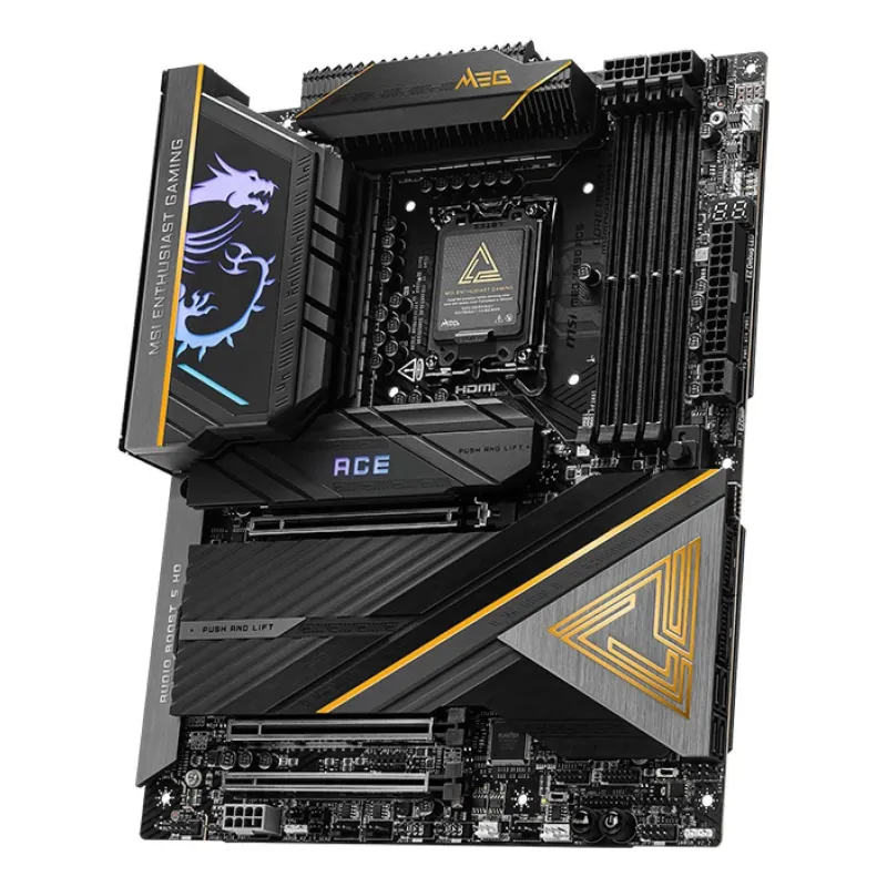 Mainboard-MSI-Intel Z890-LGA1851-ATX-Memory DDR5-Memory slots 4-3xPCI-Express 16x-5xM.2-1xHDMI-1xAudio-In-1xAudio-Out-11xUSB