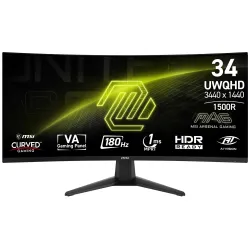 LCD Monitor-MSI-MAG 346CQ-34-Gaming-Curved-Panel VA-3440x1440-16:9-180 Hz-1 ms-MAG346CQ